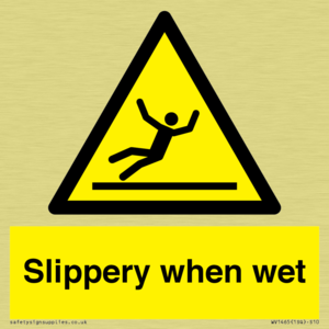slippery when wet